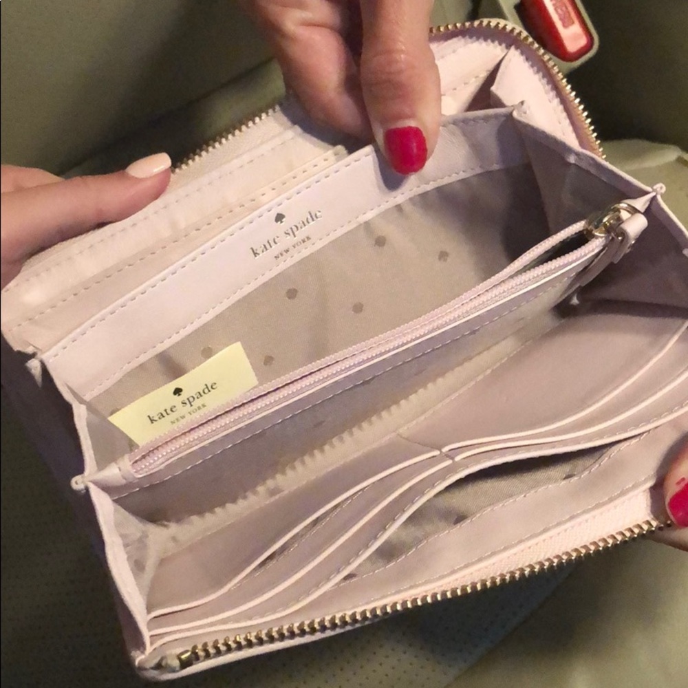 kate spade light pink wallet - Picture 3 of 6